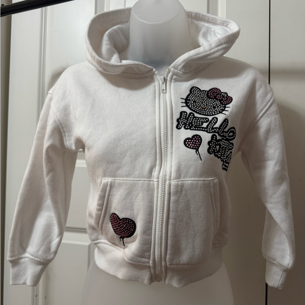 Forever 21 Girls Hello Kitty Zip Up